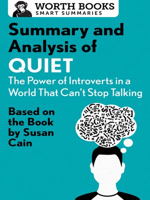 cover image of Summary and Analysis of Quiet - The Power of Introverts in a World That Can't Stop Talking